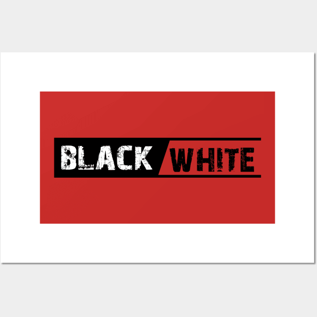 BLACK WHITE T-SHIRT Wall Art by paynow24